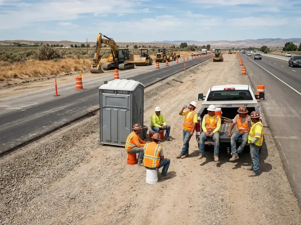 highway-road-construction-crew-007 — frequently asked questions, Porta Potty and Restroom Rentals in Stigler, OK